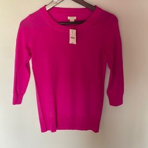 J.Crew pink sweater